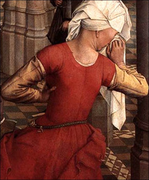 Van der Weyden,Détail de Déposition de croix Van der Weyden,Détail de Déposition de croix