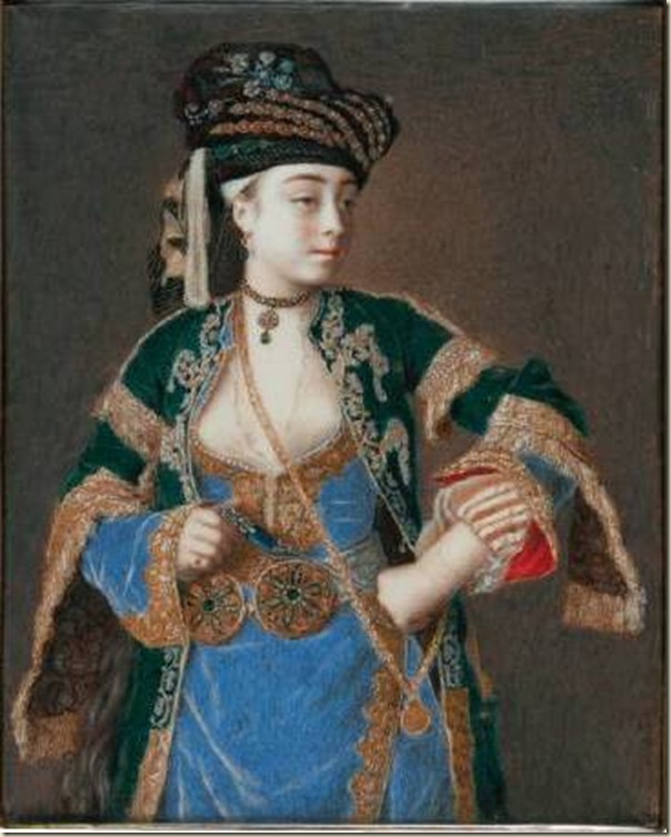 Jean-Etienne Liotard, Laura Tarsi en costume turc Jean-Etienne Liotard, Laura Tarsi en costume turc
