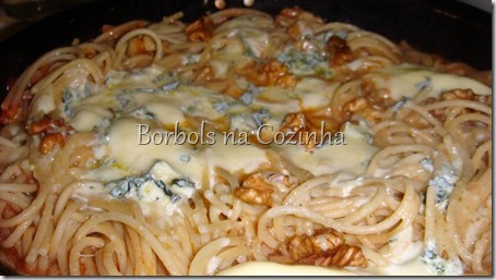 Espaguete 3 cereais com gorgonzola1a Espaguete 3 cereais com gorgonzola1a