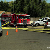 Sacramento firefighters and PG&E responded to the 4400 Block of Jeffrey Ave Tuesday for a broken gas pipe at a residence. PG&E had to call in their heavey equicpment to take care of the line as firefighters stood by with charged hose lines just in case things got explosive. News_120807_BrokenResGasLine