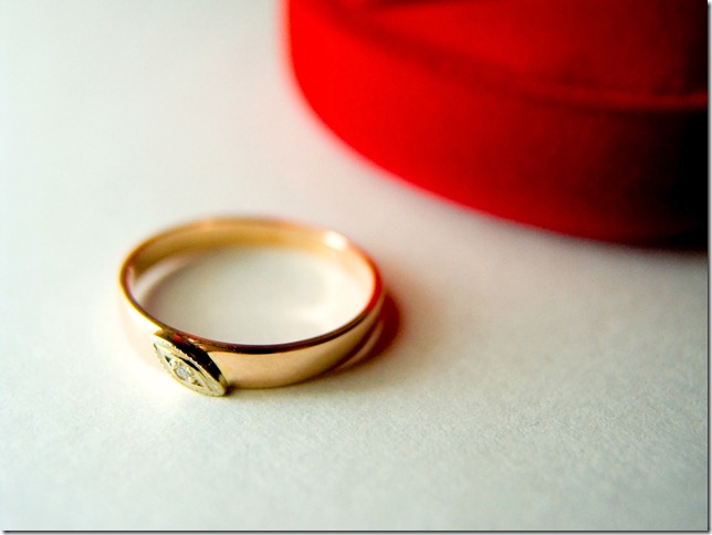 Ring With A Diamante 2