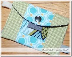 Knitty Bitties Mini Wallet Cover {A Sprinkle of This . . . . A Dash of That}