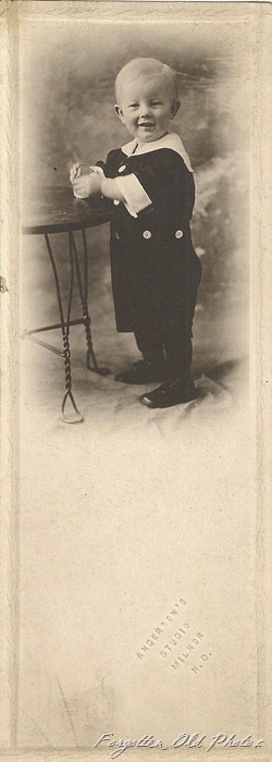 Long Photo Cute boy Brainerd Antiques