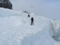 Heading up...