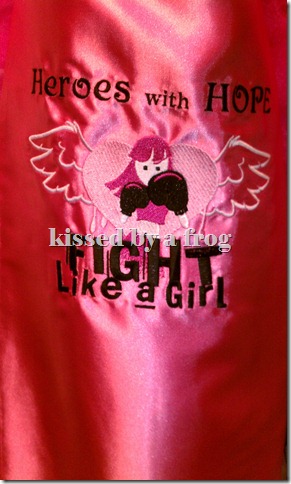Super Hero Cape fight like a girl Super Hero Cape fight like a girl