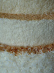 A close-up of the tiers.