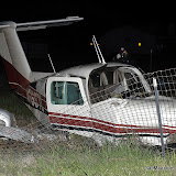 A small twin-engine aircraft went down in a field in Rio Linda Saturday evening as it was in route to McClellan Airfield in Citrus Heights.
According to reports, the 1979 76 Duchess Beechcraft airplane had flown out of Visalia and according to public records is registered out of Beaverton, Oregon.
Three men were aboard the four-seater aircraft when the left engine failed and then the right according to FAA. All three men escaped the crash with minor injuries; however, the aircraft sustained significant damage. News_120310_PlaneCrash_RioLinda