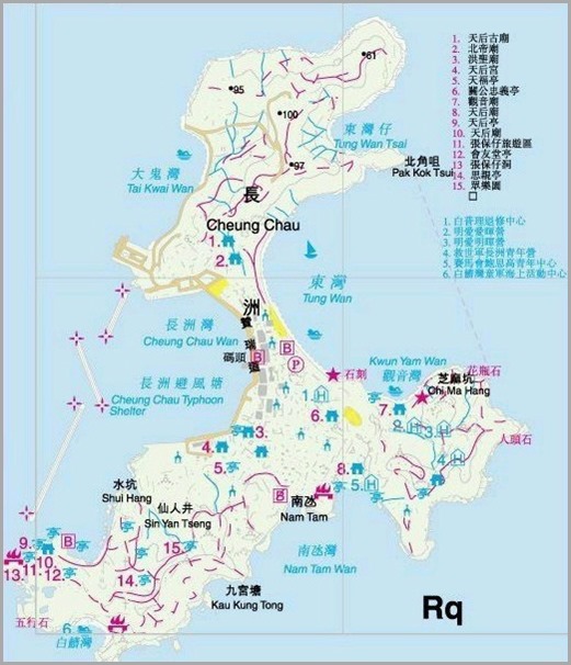 長洲地圖 長洲地圖