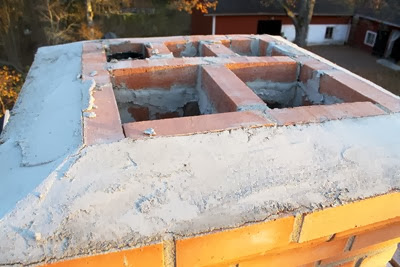 Skorsten i tegel Skorsten i tegel