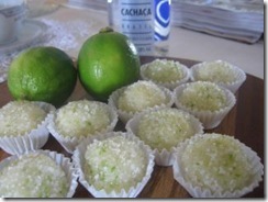 brigadeiros de caipirinha