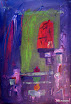 "Purple Vessels" Acrylic
