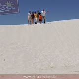 White Sand Park -perto de Carlsbad, NMFamilia no topo! -
