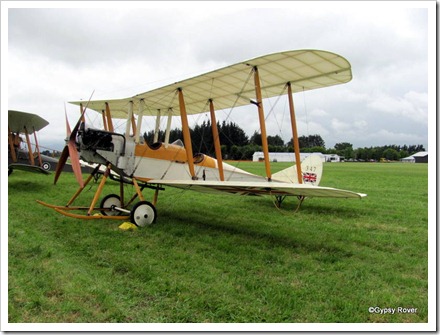 British BE 2C capable of 72MPH over 200 miles.