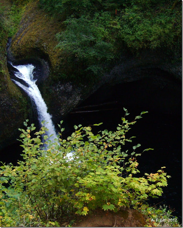 Punchbowl Falls. Eagle Creek Trail.  Columbia River Gorge, Oregon.  September 14, 2008.