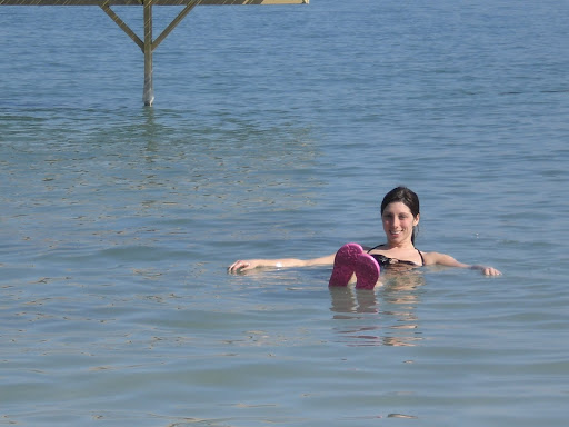 57 Here is Katie floating in