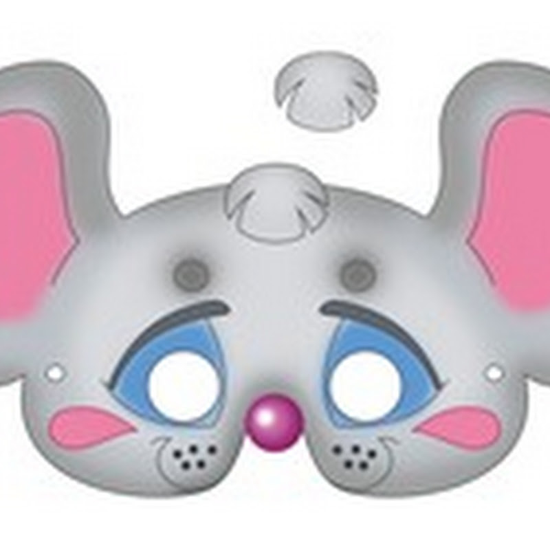 Máscaras de Carnaval: Máscara de ratón para imprimir y usar