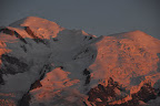 Sunset over Mont Blanc