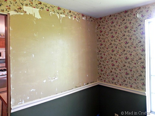 wall after wallpaper was removed