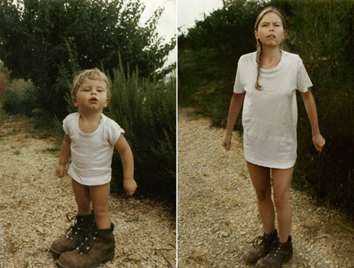 CECILE in 1987 & 2010, France CECILE in 1987 & 2010, France