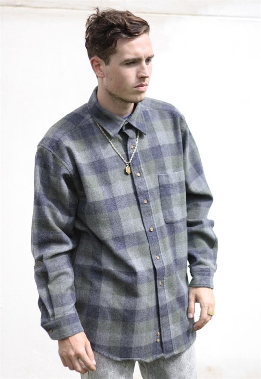 Vintage Pendleton Check Wool Shirt, £35, Sam Greenberg Vintage