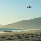 Tarifa beach in Andalucia, southern Spain.