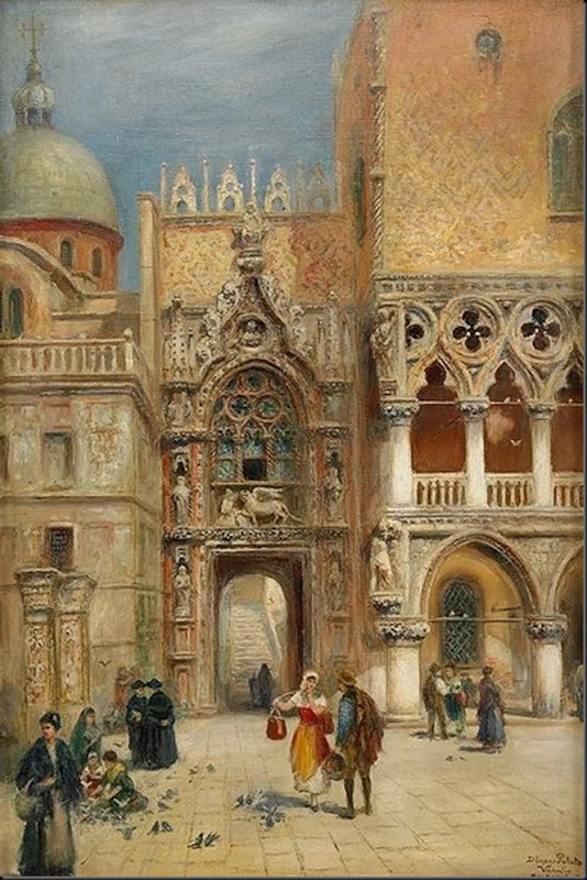 Frans_Wilhelm_Odelmark-_Dogepalatset_-_Venedig