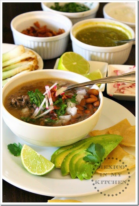 Carne en su jugo | step by step instructions with photos of the process.