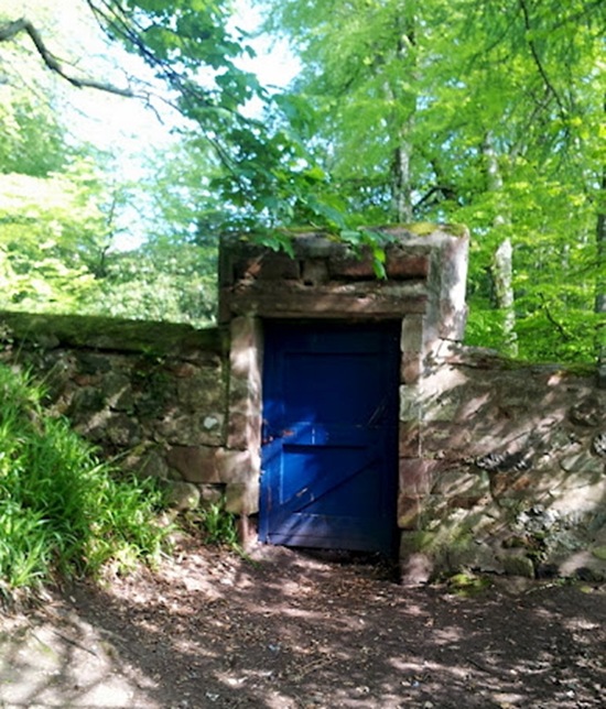 Andy's Picture of the Fanmous Blue Door