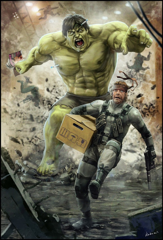 peleas raras entre protagonistas y personajes  Solid_snake_vs_hulk_by_hokunin-d344c1c_thumb