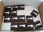 Hello!Lucky's illustration of the Statue of Liberty was sent to Edward Marc Chocolatiers, and printed on perfectly sharp dark chocolate squares.