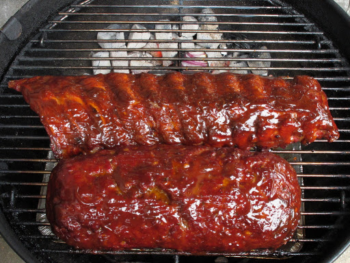 celery-peach pesto,Pasta and Ribs