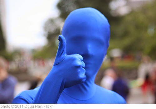 'Blue Morphsuit on Canada Day' photo (c) 2011, Doug Hay - license: https://creativecommons.org/licenses/by/2.0/