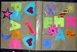 Emma's retro paper bag book cover.