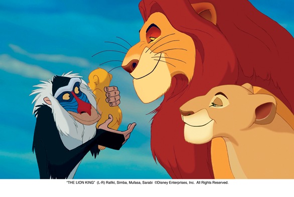 "THE LION KING"
(L-R) Rafiki, Simba, Mufasa, Sarabi
©Disney Enterprises, Inc. All Rights Reserved.
"THE LION KING"
(L-R) Rafiki, Simba, Mufasa, Sarabi
©Disney Enterprises, Inc. All Rights Reserved.
