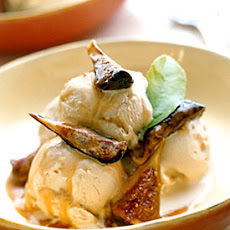 Dulce de Leche Ice Cream with Honey-Orange Roasted Figs