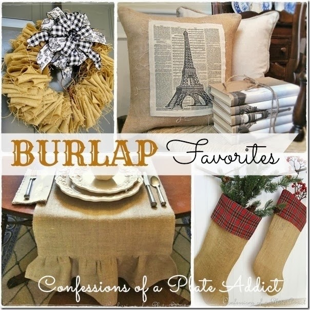 CONFESSIONS OF A PLATE ADDICT Favorite Burlap Projects CONFESSIONS OF A PLATE ADDICT Favorite Burlap Projects
