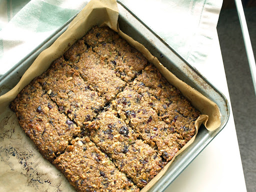 Once lightly golden, gently cut the bars into desired size and bake 10 to 12 minutes more.