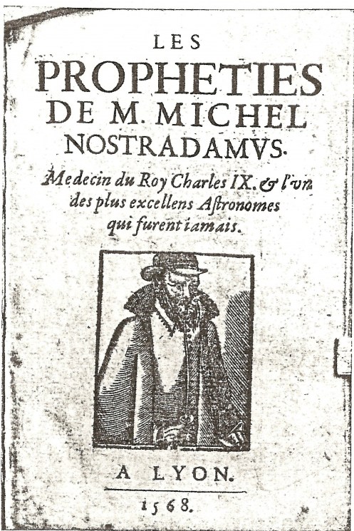 Nostradamus Centuries First Published 15552, Nostradamus