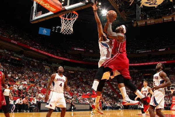 LeBron James Wears 3 Shoes in 1 Game Puts Milsap on a Poster