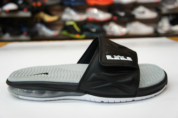 Nike Air LeBron Slide 20 8211 Black  Grey 8211 Available at eBay