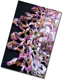 Rosebud Ribbon Spring-Roll - Ribbons Detail