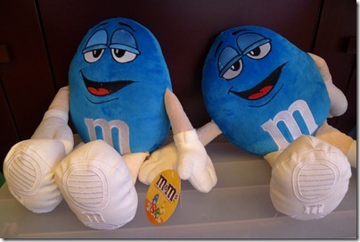M&M's blue plush