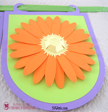 Round Banner - 3D Daisy - Happy Mother´s Day Banner - SnapDragon Snippets - Ruthie Lopez  2