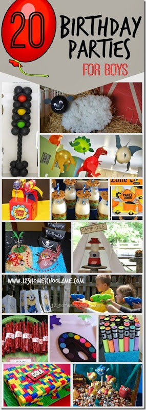 20 Birthday Parties for Boys - super cute and clever birthday party themes for kids! 20 Birthday Parties for Boys - super cute and clever birthday party themes for kids!
