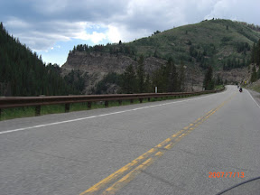 Climbing to Red Cliff CO. on Hwy 24.