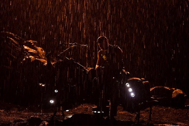 Riddick Photo Finds Vin Diesel Caught in the Rain on a Terrifying New Planet