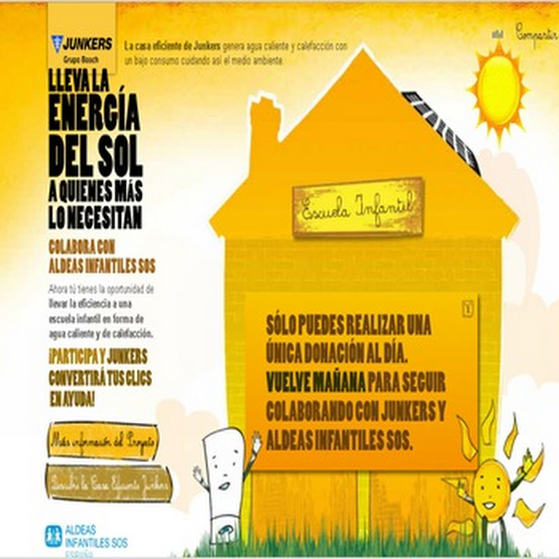 Donar energia solar a aldeas infantiles SOS un acto de solidaridad