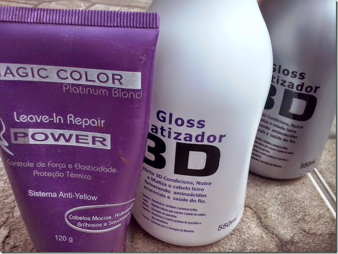 Testei: Lançamento Magic Color 3D- Platinum Branco Matizador Lançamento Magic Color