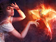 Magic Phoenix And Beauty