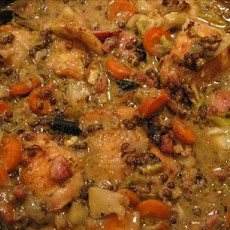 Spare Veges Chicken Casserole With Puy Lentils